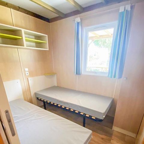 Mobilheim 6 personen - Mobilheim 2 Zi 4/6 Pers halboffene Terrasse TV