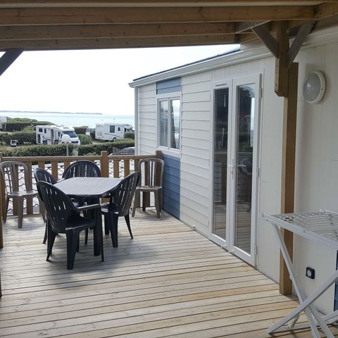 Mobilheim 4 Personen - Mobilheim 2 Zimmer - außergewöhnlicher Blick auf das Meer - 2. und 3.