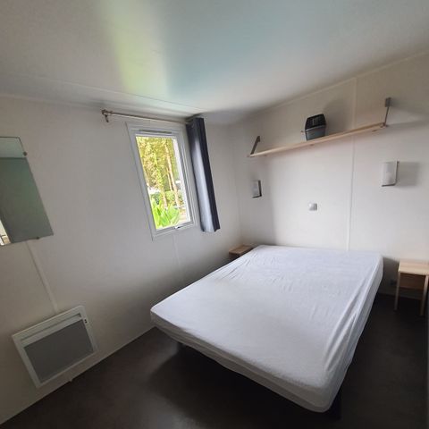 Mobilheim 4 Personen - VIP - 29 m² - 2 Zimmer - Doppelterrasse + SPA (Maximal 2 Erwachsene oder Familie)
