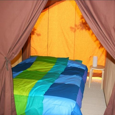 Zelt 4 Personen - COTTON LODGE NATURE (ohne Sanitäranlagen)