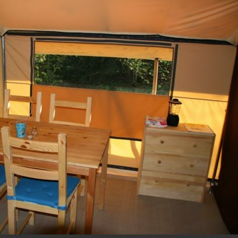 Zelt 4 Personen - COTTON LODGE NATURE (ohne Sanitäranlagen)