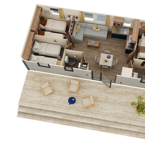 Mobilheim 6 Personen - Mobilheim Prémium 5 *