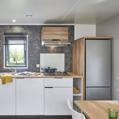 Mobilheim 4 Personen - M - PREMIUM 2 SCHLAFZIMMER - KLIMAANLAGE + TV + ELTERNSUITE