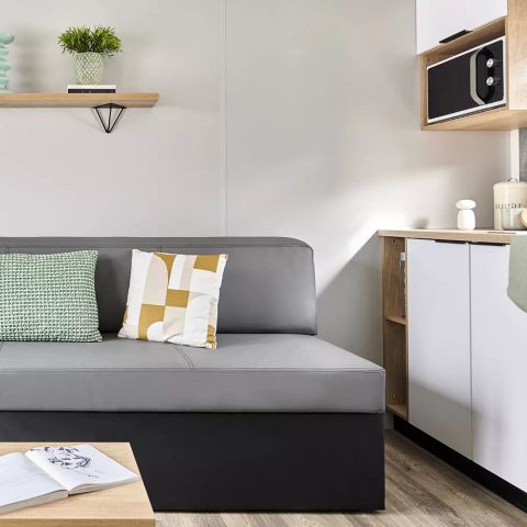 Mobilheim 4 Personen - Premium 3 Zimmer 4 Personen Klimatisiert + TV