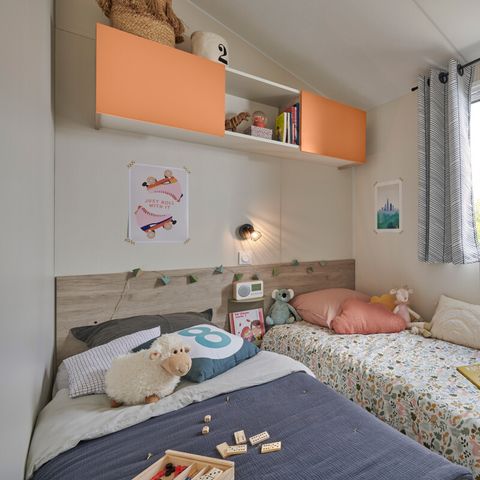 Mobilheim 4 Personen - Mobilheim Select TV LV Plancha - 2 Schlafzimmer - 4 Personen