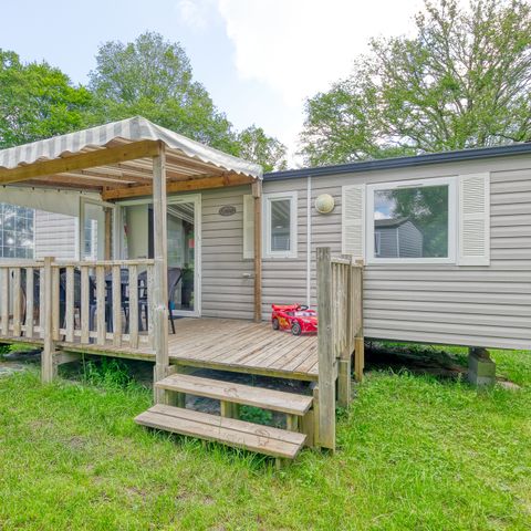 Mobilheim 6 Personen - Mobilheim Confort Ginster - 3 Schlafz. - TV