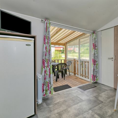 Mobilheim 6 Personen - Mobilheim Confort Ginster - 3 Schlafz. - TV