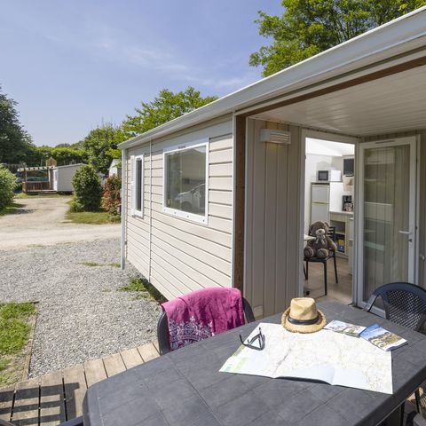 Mobilheim 4 Personen - Mobilheim Confort Hortensia - 2 Schlafz. - TV