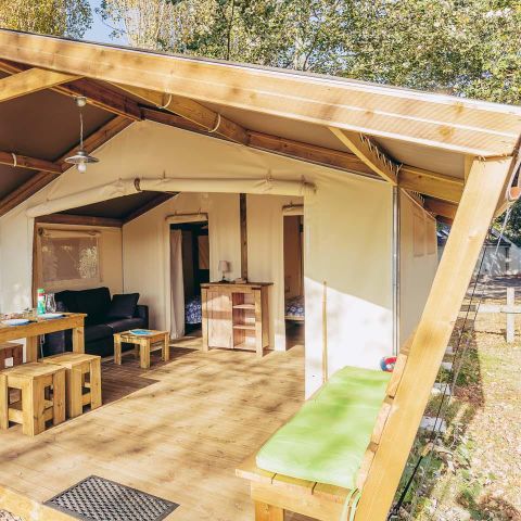 Zelt 4 Personen - Free Flower Standard 30m² 2 Schlafzimmer - ohne Sanitäranlagen