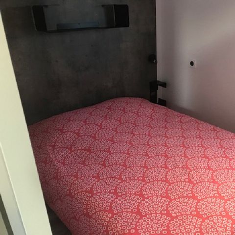 Mobilheim 4 Personen - Mobilheim Confort VENUS 22m² - 2 Zimmer + halbüberdachte Terrasse 9m².