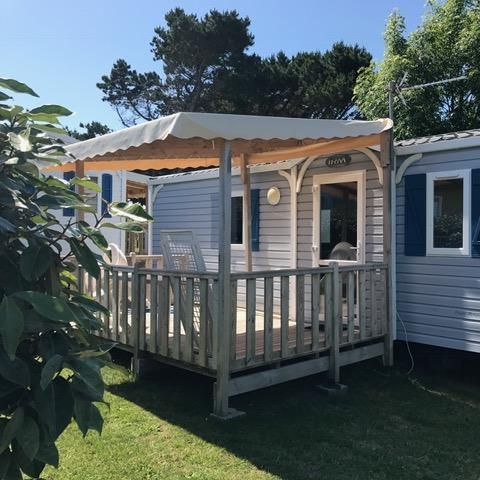 Mobilheim 5 Personen - Mobilheim Standard MERCURE 27m² - 2 Zimmer + halboffene Terrasse 11m².