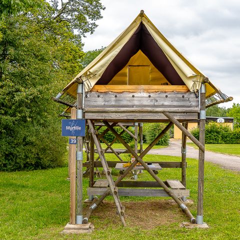 Safarizelt 2 Personen - Biwak auf Stelzen 1 Zimmer