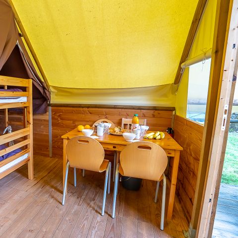 Safarizelt 4 Personen - Kanadisch 2 Schlafzimmer