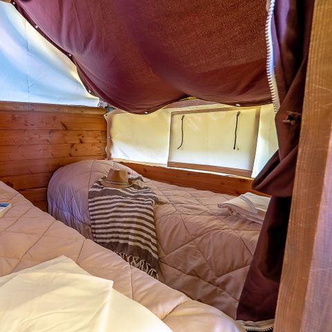Safarizelt 6 Personen - Trapper 3 Zimmer
