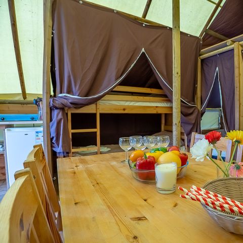 Safarizelt 6 Personen - Trapper 3 Zimmer