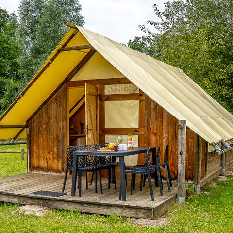 Safarizelt 6 Personen - Trapper 3 Zimmer