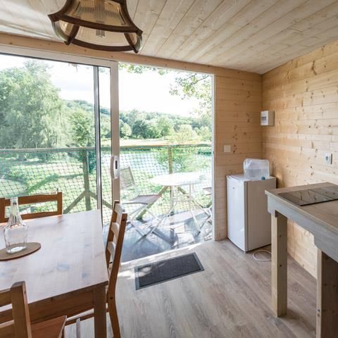 AUßERGEWÖHNLICHE UNTERKUNFT 4 Personen - Hängende Hütte Robin Hood 4 Pers.