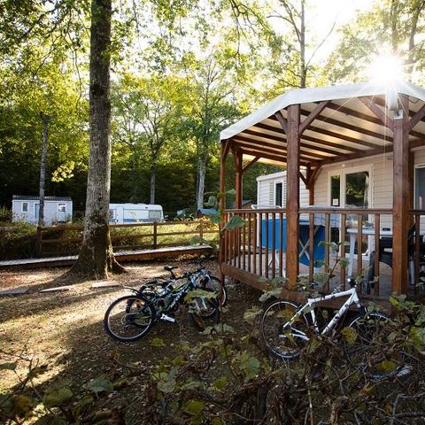 Mobilheim 4 Personen - PMR 30m² - 2 Zimmer (zugänglich für Personen mit eingeschränkter Mobilität)