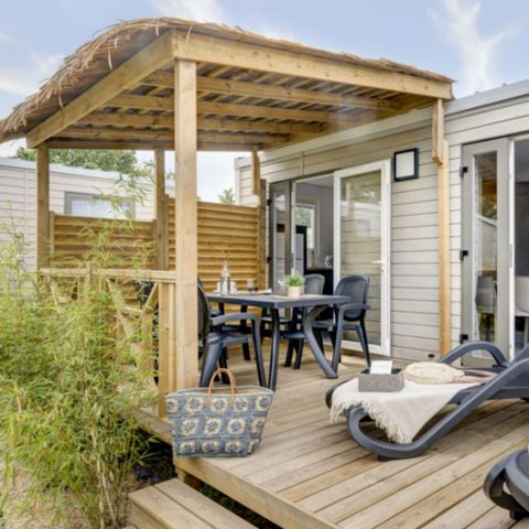 Mobilheim 5 personen - exklusives Bali - Fußgänger - 4/5P 2Ch 30m2