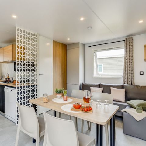 Mobilheim 5 Personen - exklusives Bali - Fußgänger - 4/5P 2Ch 30m2