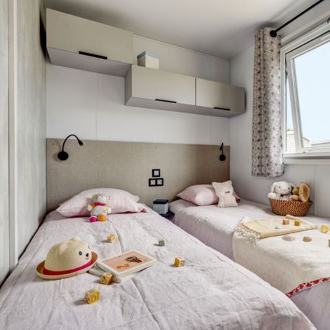Mobilheim 5 Personen - exklusives Bali - Fußgänger - 4/5P 2Ch 30m2