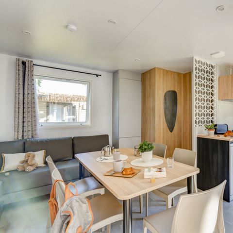 Mobilheim 8 Personen - Prestige Cabellou - Fußgänger - 6/8P 3Sch 2Sde 40m2