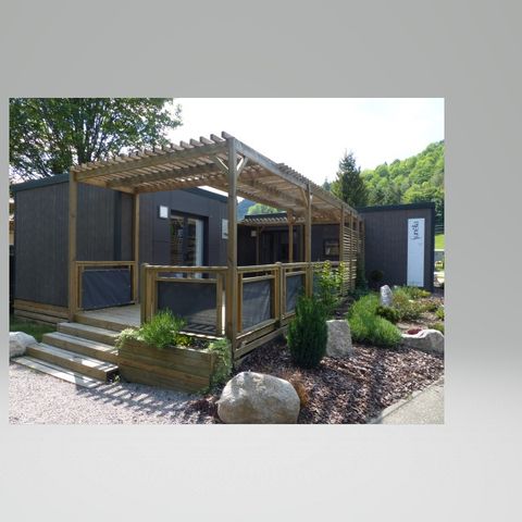 Mobilheim 6 Personen - Sunêlia Luxe Suite 3 Schlafzimmer/3 Bäder 60m2 - TV - LV- Bettwäsche wird gestellt 6 pers.