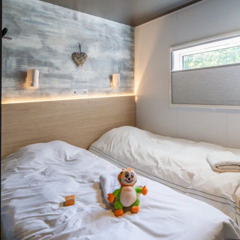 Mobilheim 4 personen - Sunêlia Luxe Taos 2 Schlafzimmer / 2 Badezimmer 35m² - TV - LV - Überdachte Terrasse - Bettwäsche vorhanden