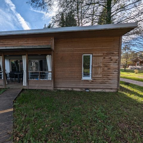 Mobilheim 4 personen - Sunêlia Luxe Fabre 2 Zimmer 34m² - TV - LV - Überdachte Terrasse - Bettwäsche vorhanden