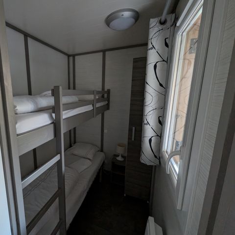Mobilheim 4 personen - Sunêlia Luxe Fabre 2 Zimmer 34m² - TV - LV - Überdachte Terrasse - Bettwäsche vorhanden