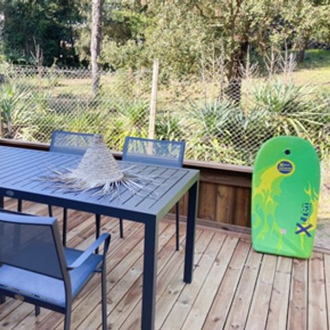 Mobilheim 6 Personen - Sunêlia Luxe Key West 3 Schlafzimmer / 2 Bäder 40m² - TV - LV - Terrasse - Bettwäsche vorhanden