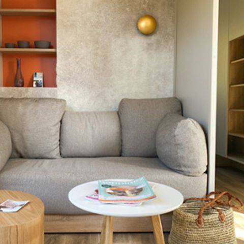 Mobilheim 6 Personen - Sunêlia Luxe Key West 3 Schlafzimmer / 2 Bäder 40m² - TV - LV - Terrasse - Bettwäsche vorhanden