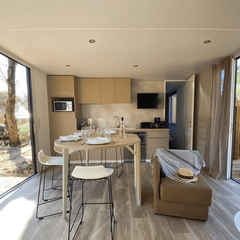 Mobilheim 4 Personen - Sunêlia Luxe Keywest 2 Schlafzimmer / 2 Bäder/34m2