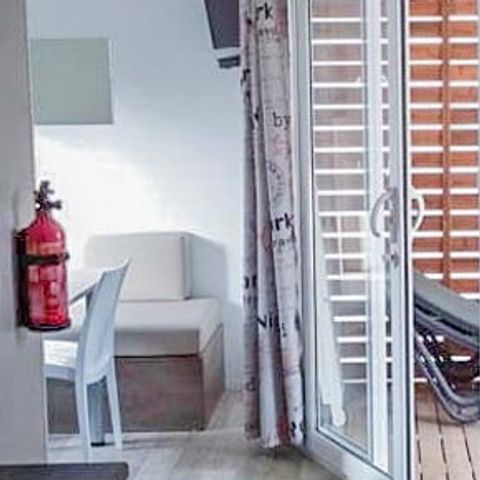 Mobilheim 5 Personen - Sunêlia Prestige Déclik 2 Zimmer 35m² - TV - Halbüberdachte Terrasse