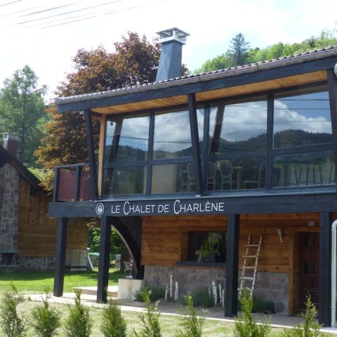 Chalet 6 personen - Chalet de Charlène 3 Zimmer 120m² - TV - LV - Privatsauna - Überdachte Terrasse - Bettwäsche vorhanden
