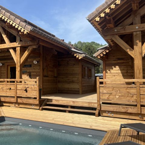 Chalet 6 personen - Chalet Luxe de mon Grand-père 3 Schlafzimmer / 2 Badezimmer 100m² - TV - LV - Bettwäsche vorhanden
