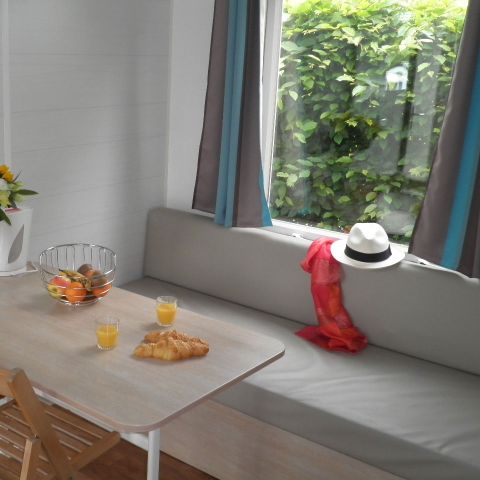 Mobilheim 4 Personen - Standard 25m² - 2 Zimmer + nicht überdachte Terrasse
