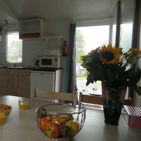 Mobilheim 4 Personen - Standard 25m² - 2 Zimmer + nicht überdachte Terrasse