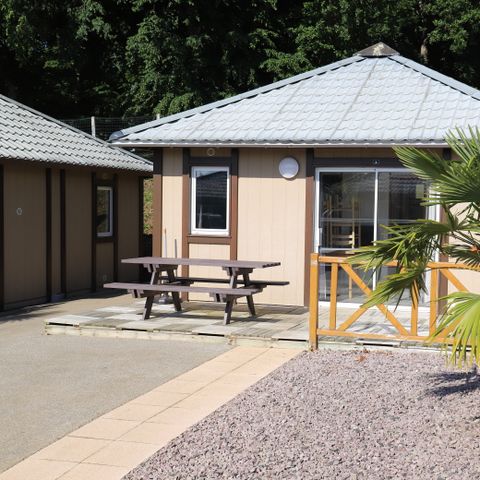 Chalet 4 Personen - Standard 35m² - 2 Schlafzimmer + nicht überdachte Terrasse