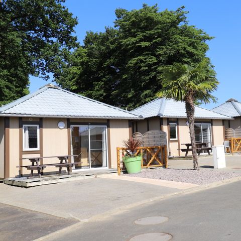 Chalet 4 Personen - Standard 35m² - 2 Schlafzimmer + nicht überdachte Terrasse