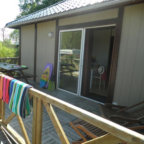 Mobilheim 4 Personen - Chalet Standard 35m² - 2 Zimmer + nicht überdachte Terrasse - PMR