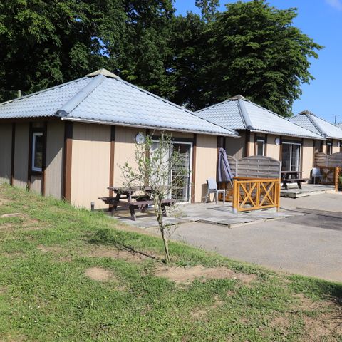 Mobilheim 4 Personen - Chalet Standard 35m² - 2 Zimmer + nicht überdachte Terrasse - PMR