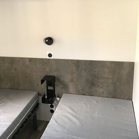 Mobilheim 6 Personen - Confort 32m² - 3 Zimmer + halbüberdachte Terrasse