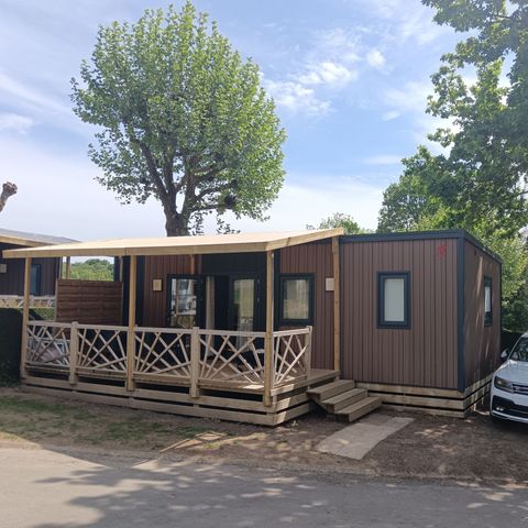 Mobilheim 4 Personen - Mobil Home Premium 32 m² - (2 Schlafräume - 4 Pers.) + Terrasse