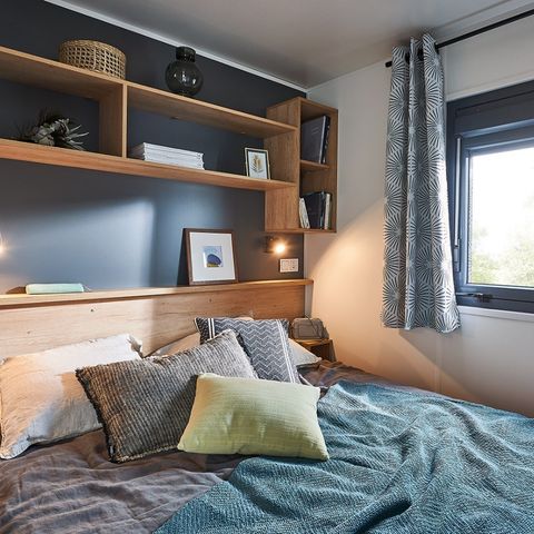 Mobilheim 4 Personen - Mobil Home Premium 32 m² - (2 Schlafräume - 4 Pers.) + Terrasse