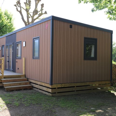 Mobilheim 4 Personen - Mobil Home Premium 32 m² - (2 Schlafräume - 4 Pers.) + Terrasse