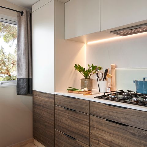 Mobilheim 2 Personen - NEW// Villa de la Rance Prestige 20m² - 1 Schlafzimmer - SPA - Überdachte Terrasse
