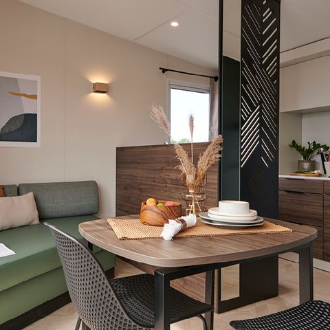 Mobilheim 2 Personen - NEW// Villa de la Rance Prestige 20m² - 1 Schlafzimmer - SPA - Überdachte Terrasse