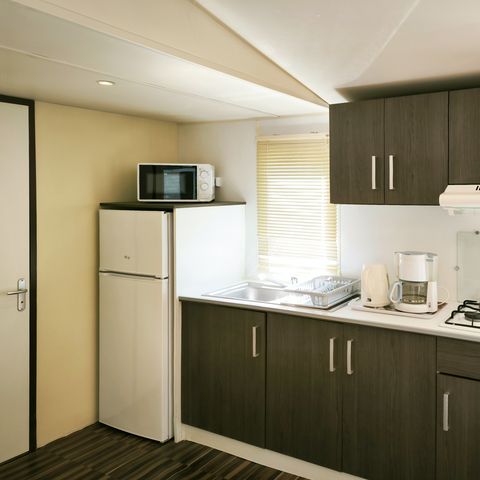 Mobilheim 4 Personen - Komfort 32m² - 2 Zimmer + Terrasse + TV + Klim -