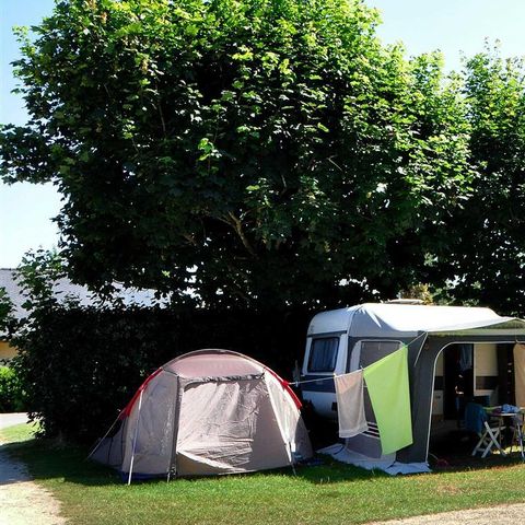 Stellplatz - Pauschale Stellplatz: Auto + Zelt / Wohnwagen oder Wohnmobil